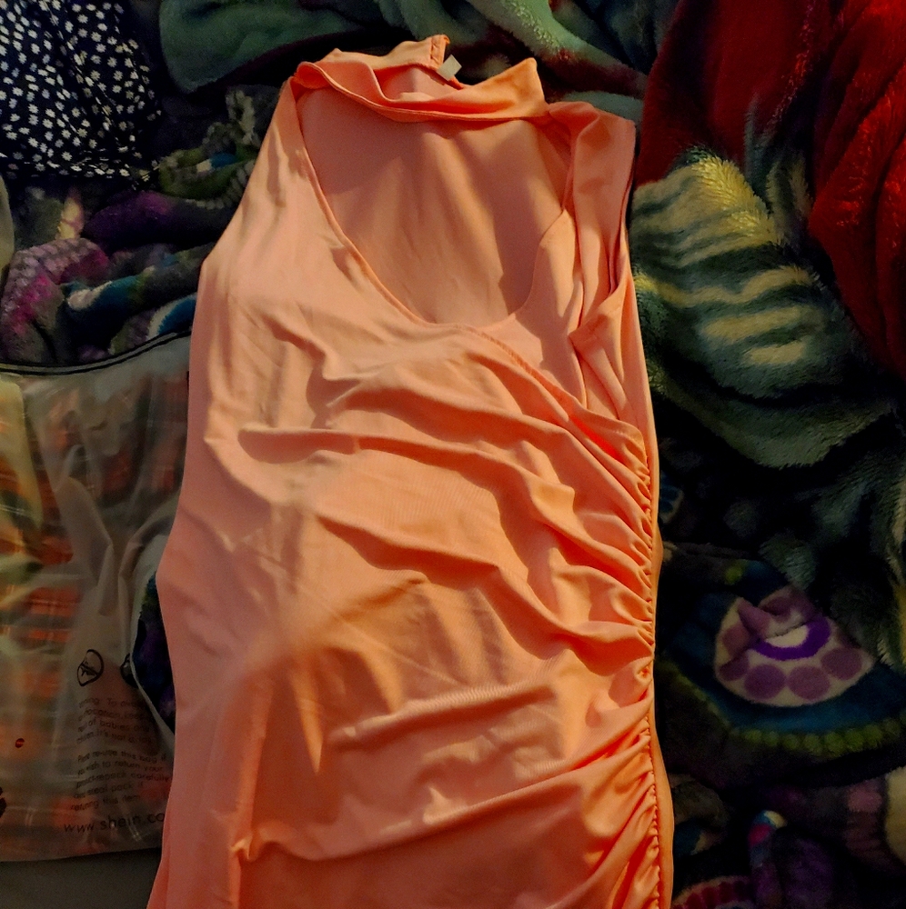 Pink party dress